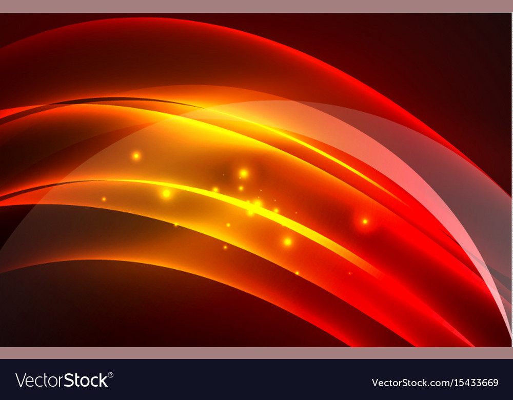 Glowing wave smoke Royalty Free Vector Image - VectorStock