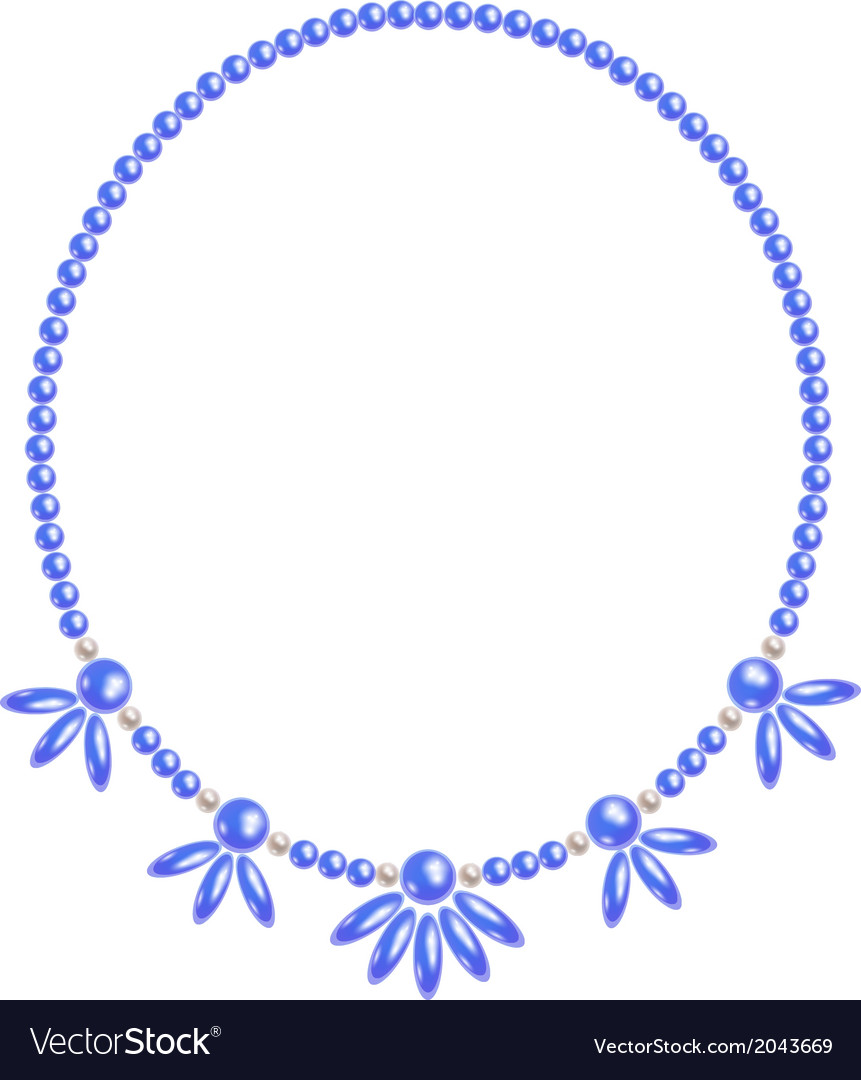 Necklace Royalty Free Vector Image - VectorStock