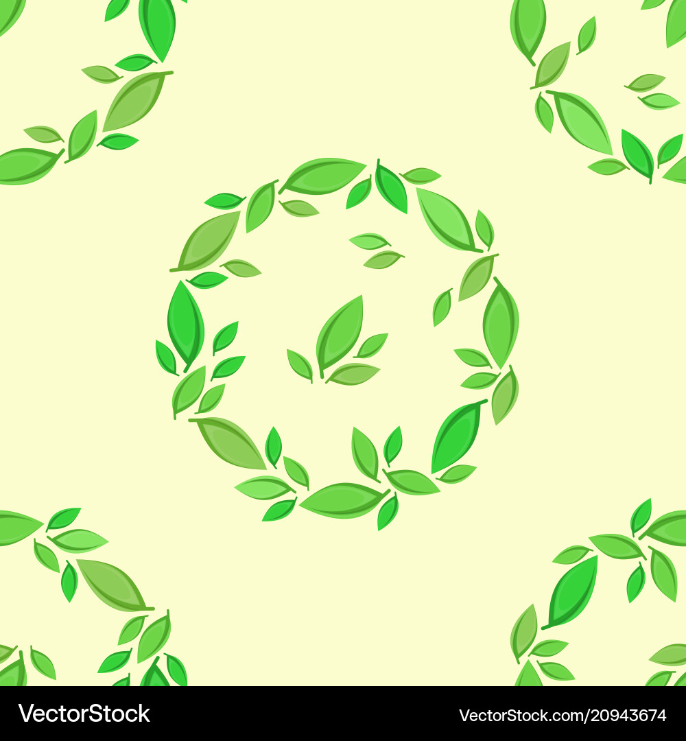 Green leaf background Royalty Free Vector Image