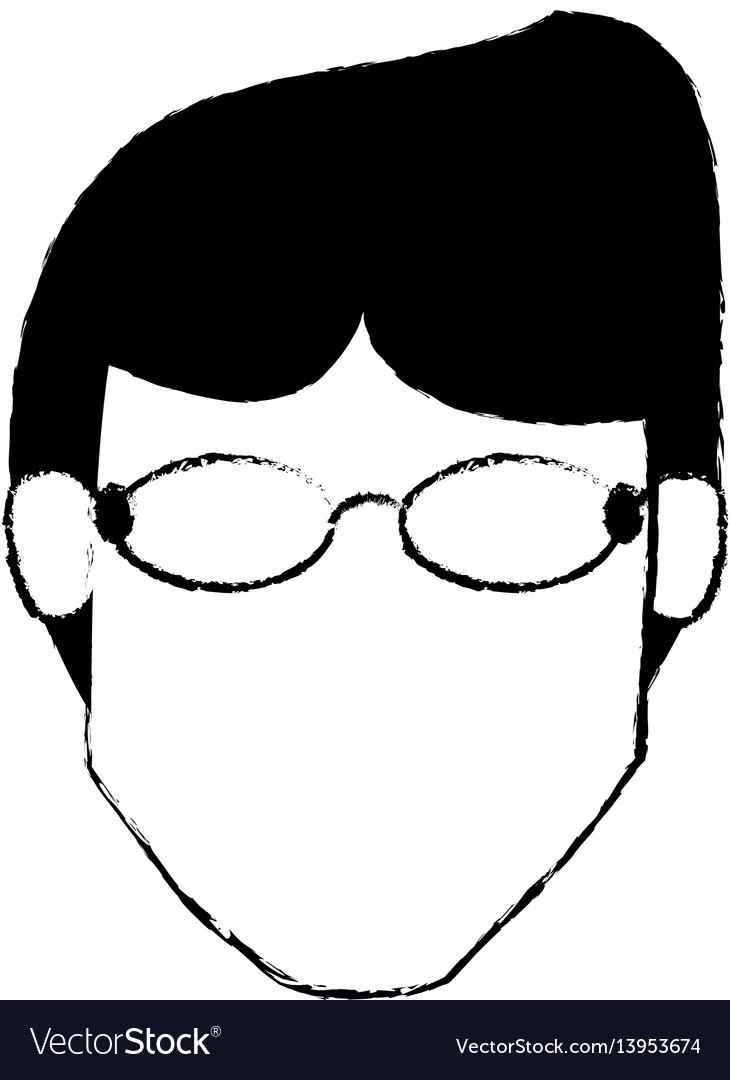 Portrait male with glasses image