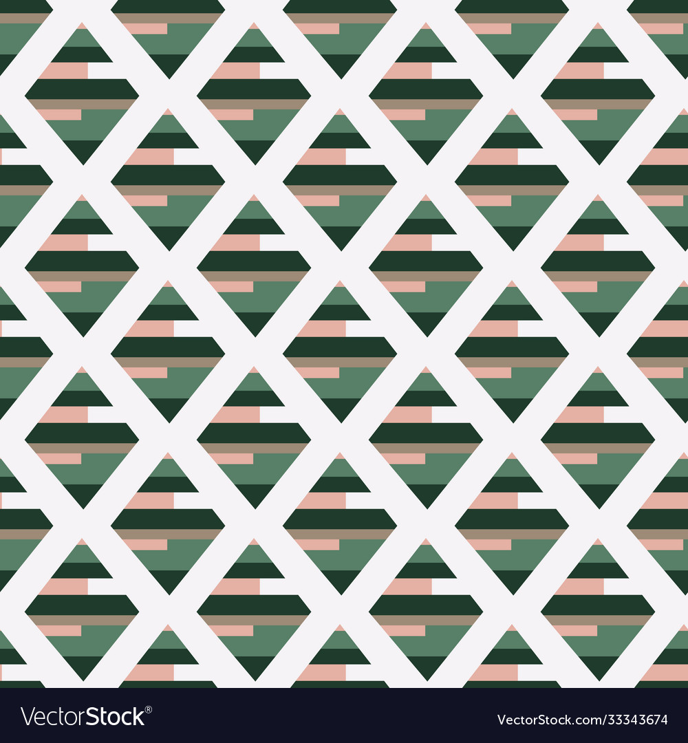 Seamless geometric triangle pattern perfect