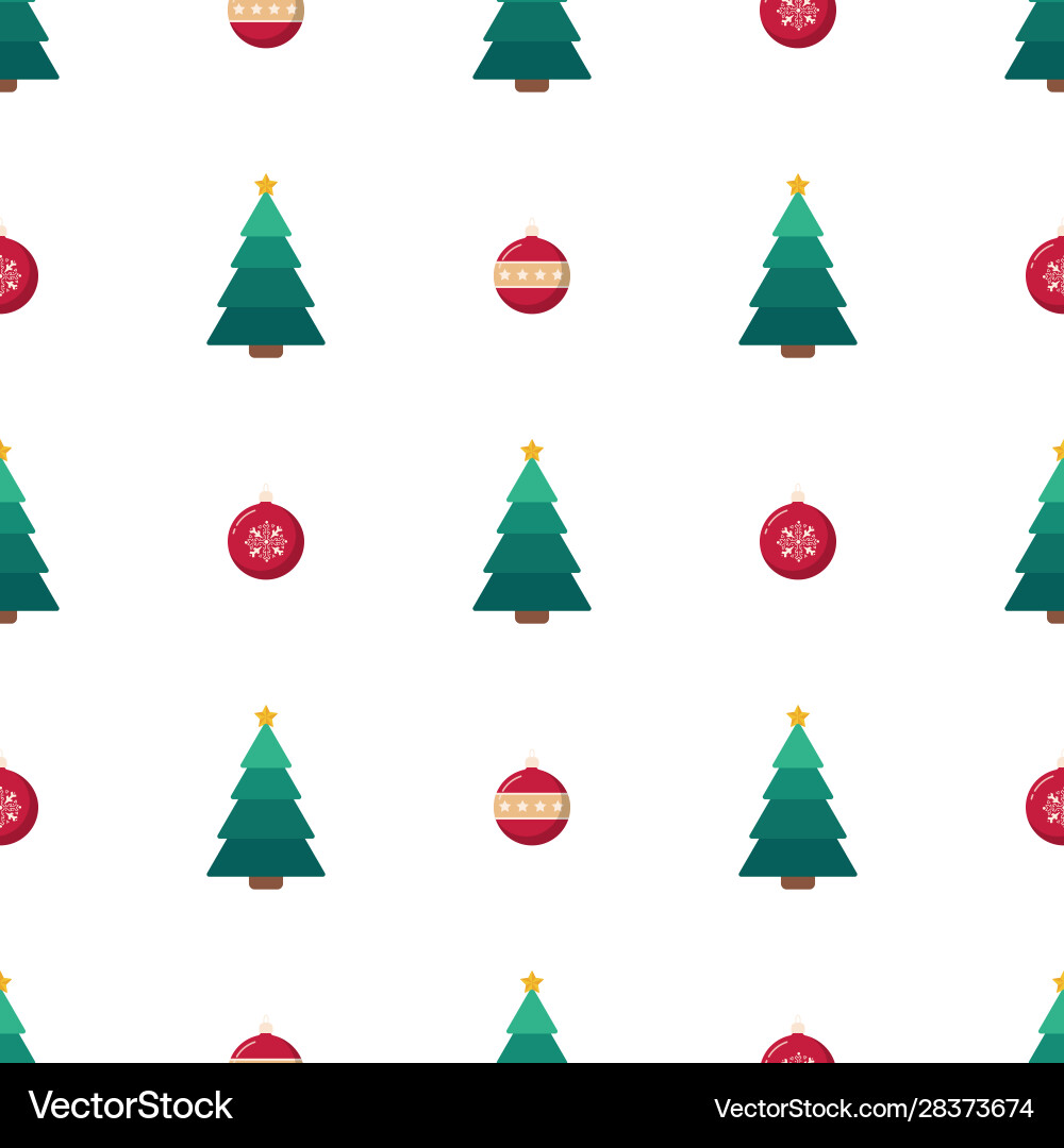 Winter holiday seamless pattern Royalty Free Vector Image
