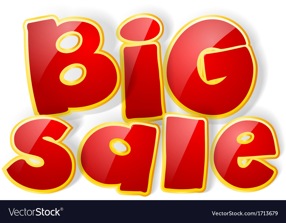 big sale sign