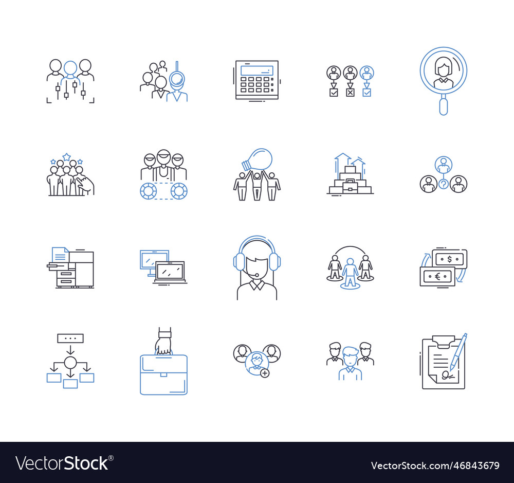 Open source line icons collection collaborative