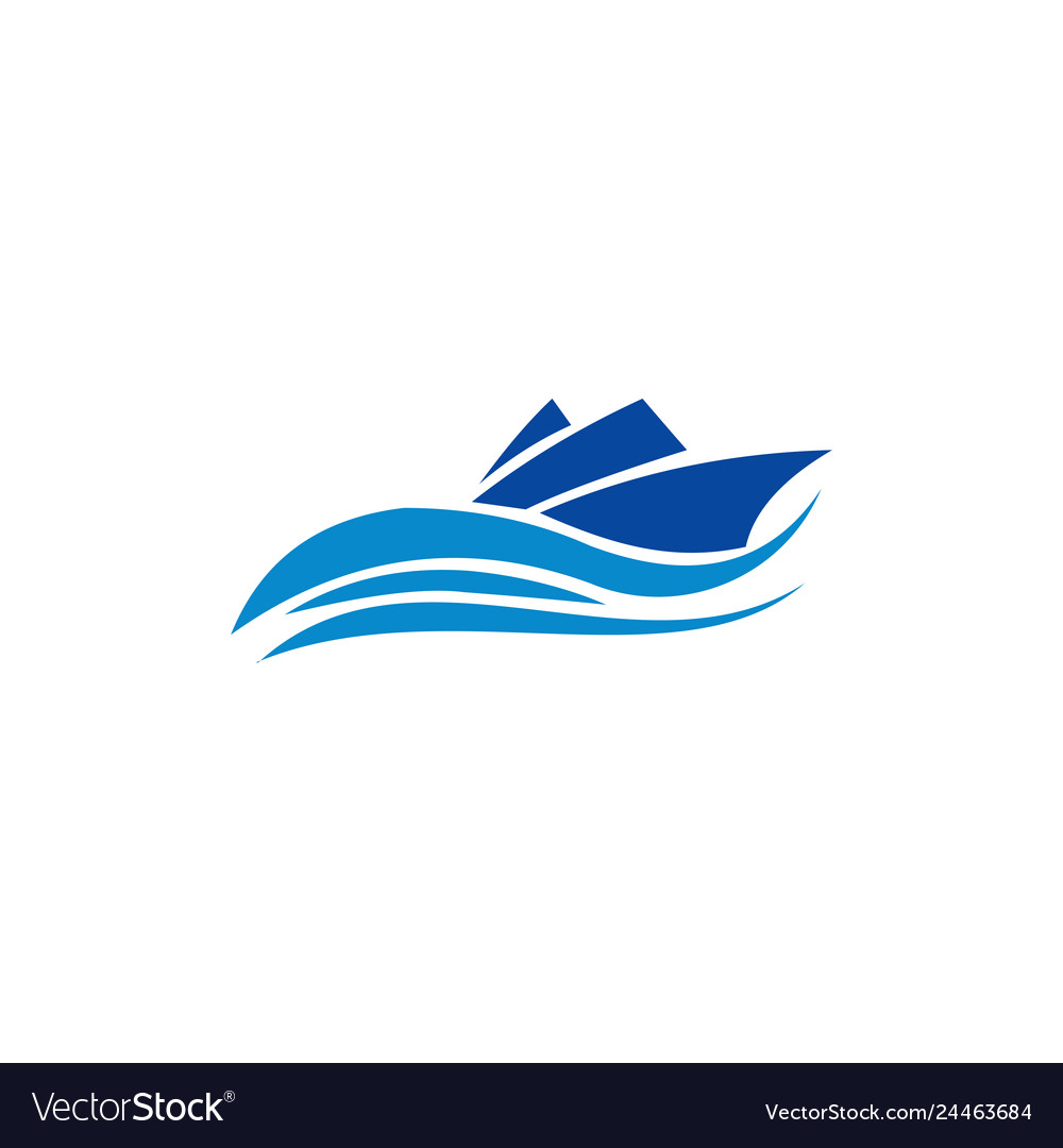 Boat ship sea Royalty Free Vector Image - VectorStock