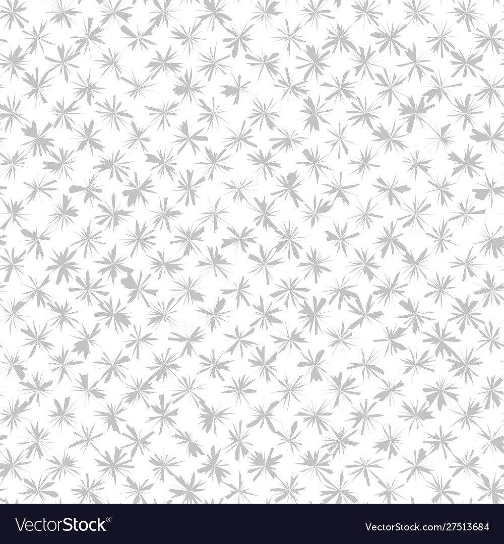 Grey flower pattern seamless background Royalty Free Vector