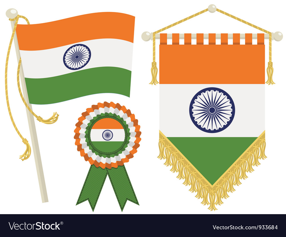 India Flags Royalty Free Vector Image Vectorstock India Flags Royalty Free Vector Image Vectorstock