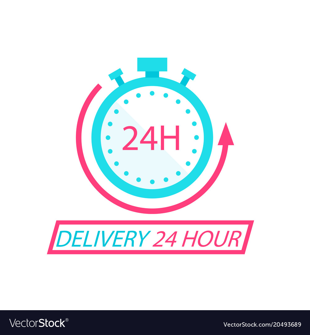 Delivery 24 hour stopwatch background image