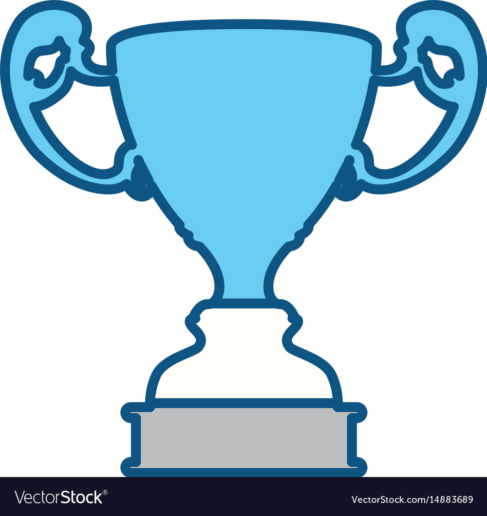 Trophy cup championship Royalty Free Vector Image