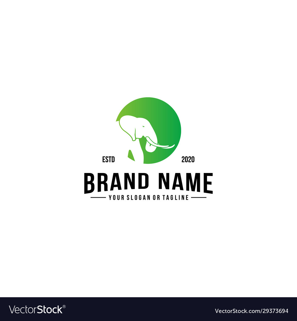 Creative Logo Design Elephant Royalty Free Vector Image