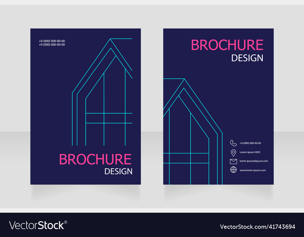 Smart house system for apartment blank brochure