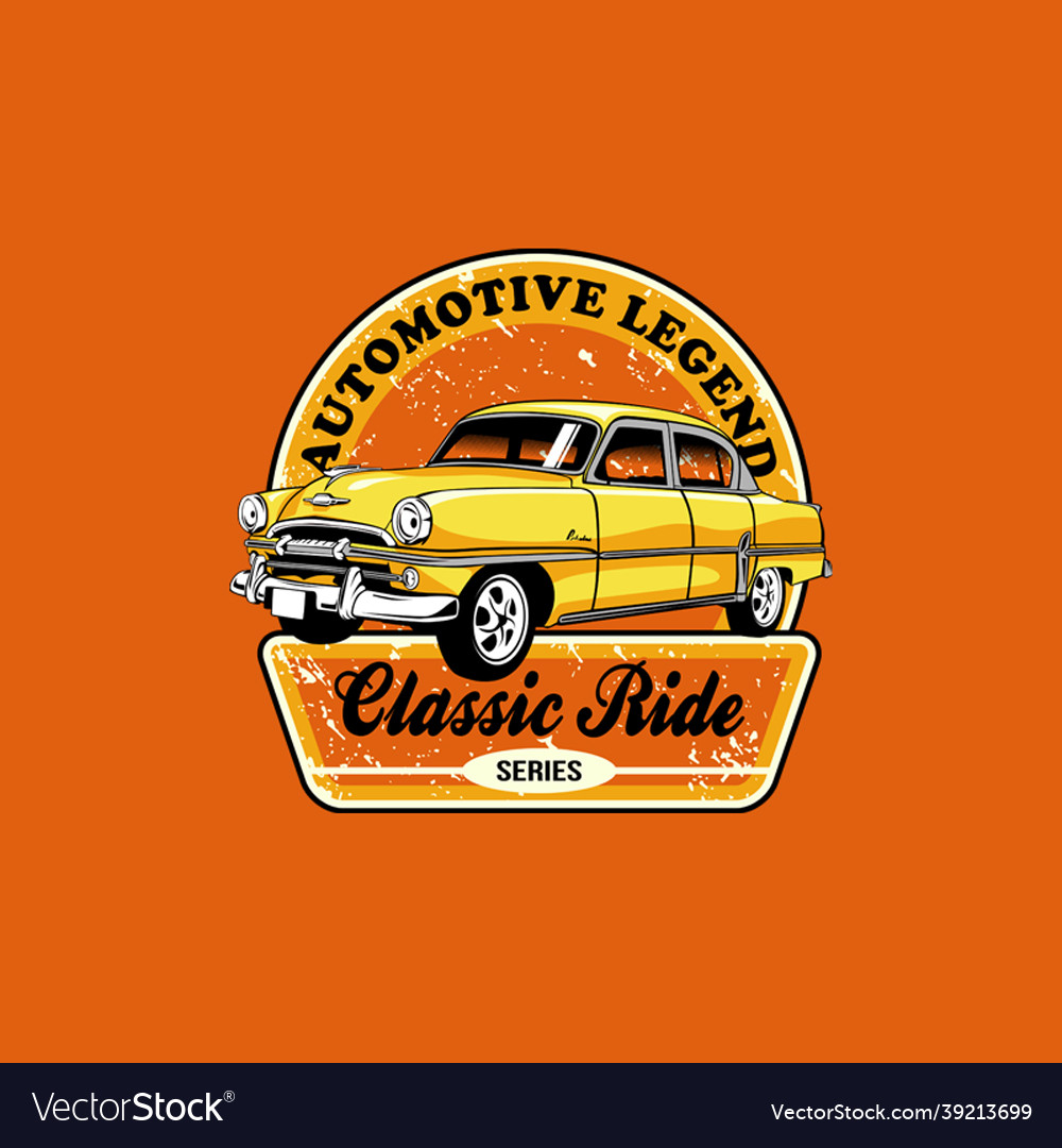 Classic ride Royalty Free Vector Image - VectorStock