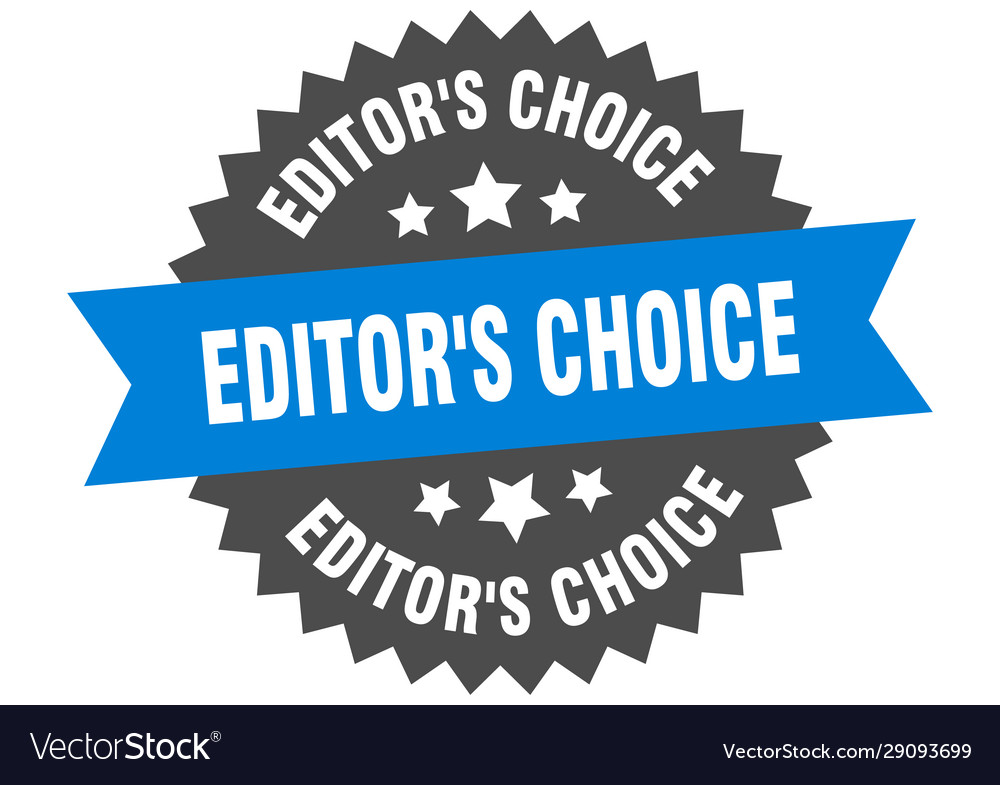 Editors choice sign circular band