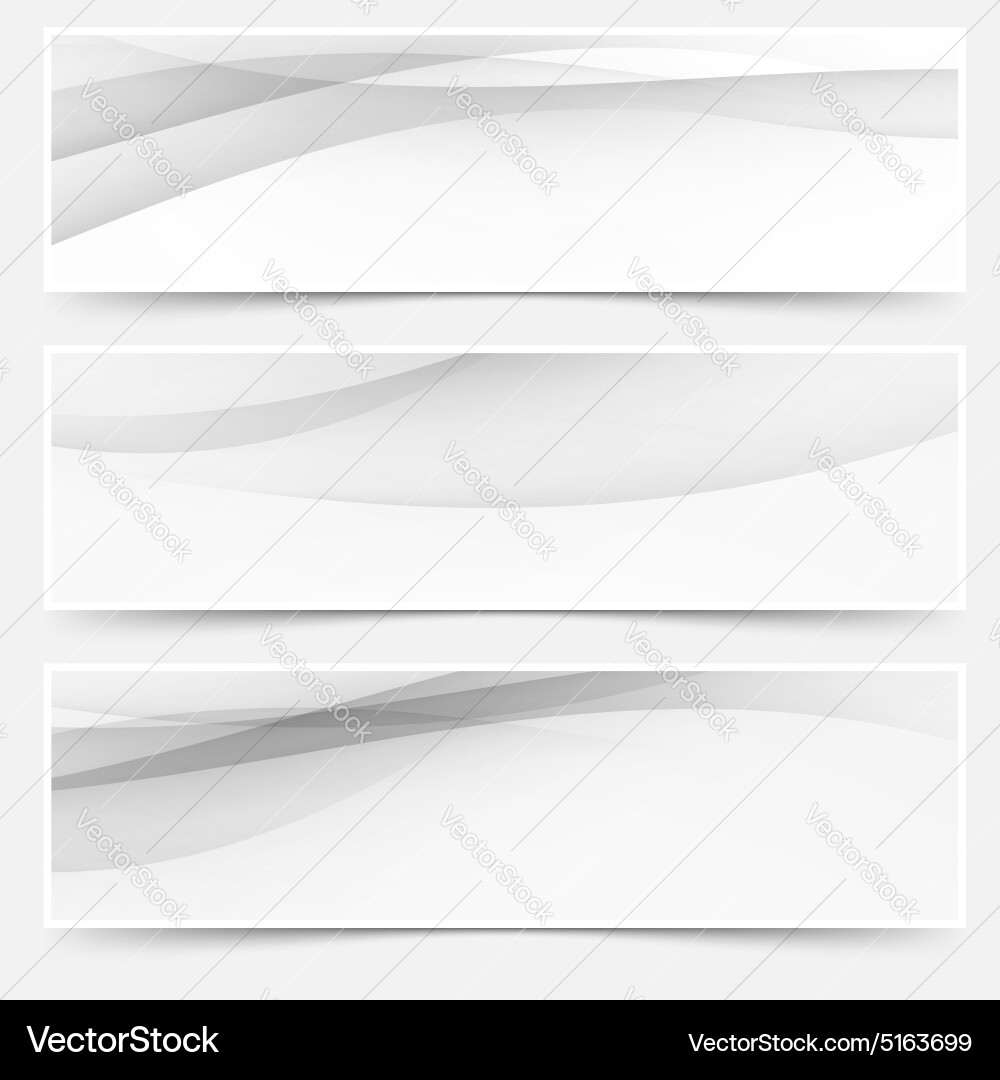 Header soft abstract line web collection Vector Image