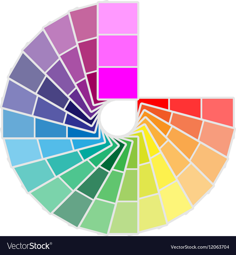 Color Palette Royalty Free Vector Image Vectorstock 2393