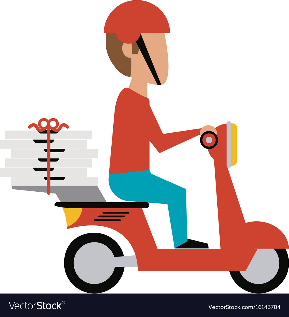 Food delivery Royalty Free Vector Image - VectorStock