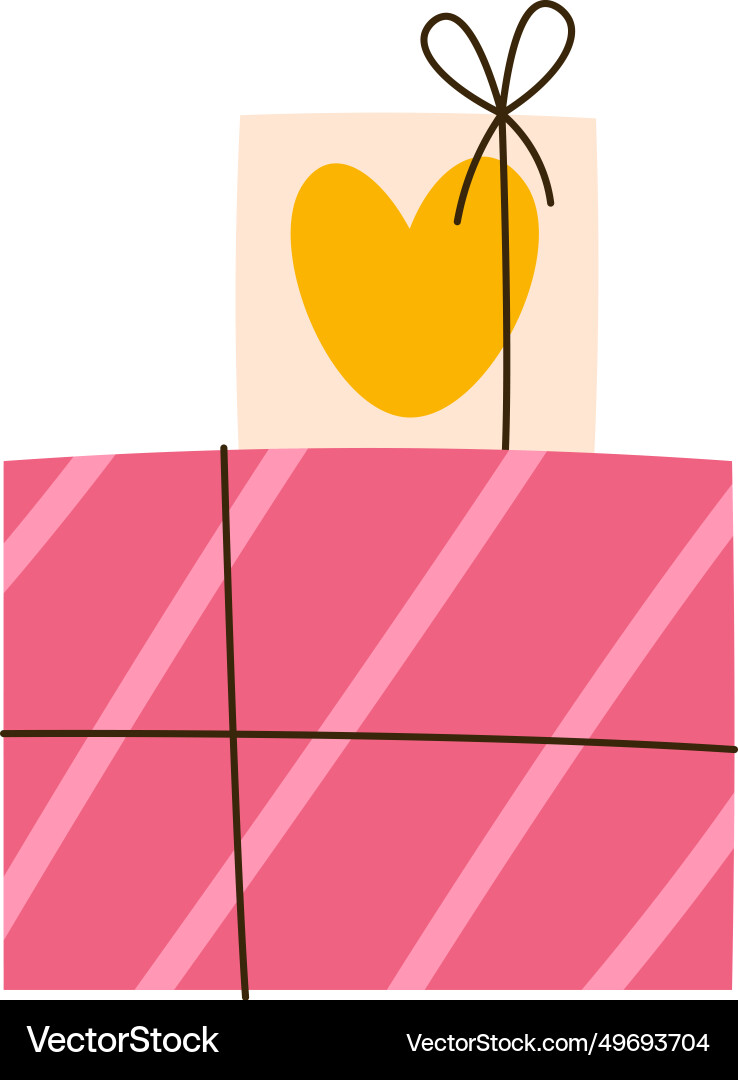 Gift box stack Royalty Free Vector Image - VectorStock