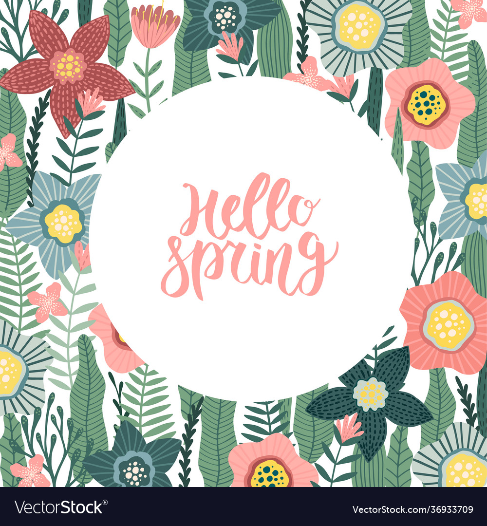 Abstract spring background with copy space