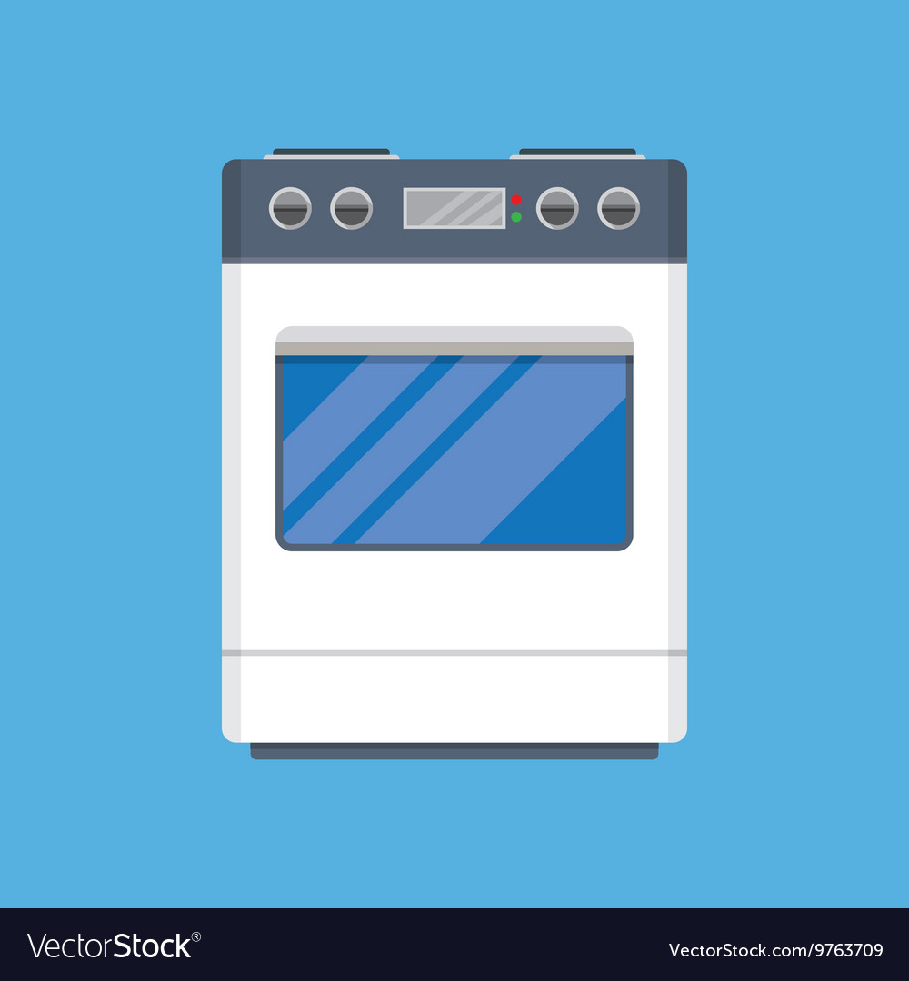 Electric Cooker Oven Royalty Free Vector Image Electric Cooker Oven Royalty Free