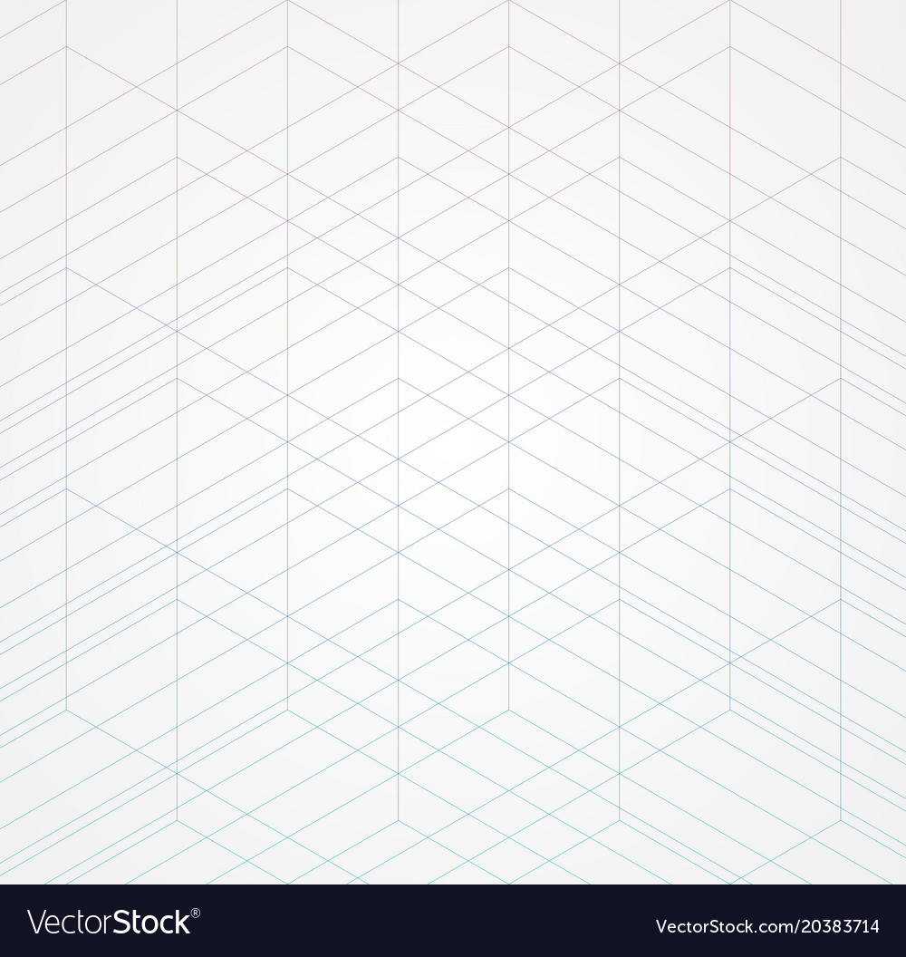 Geometric thin line white background simple Vector Image