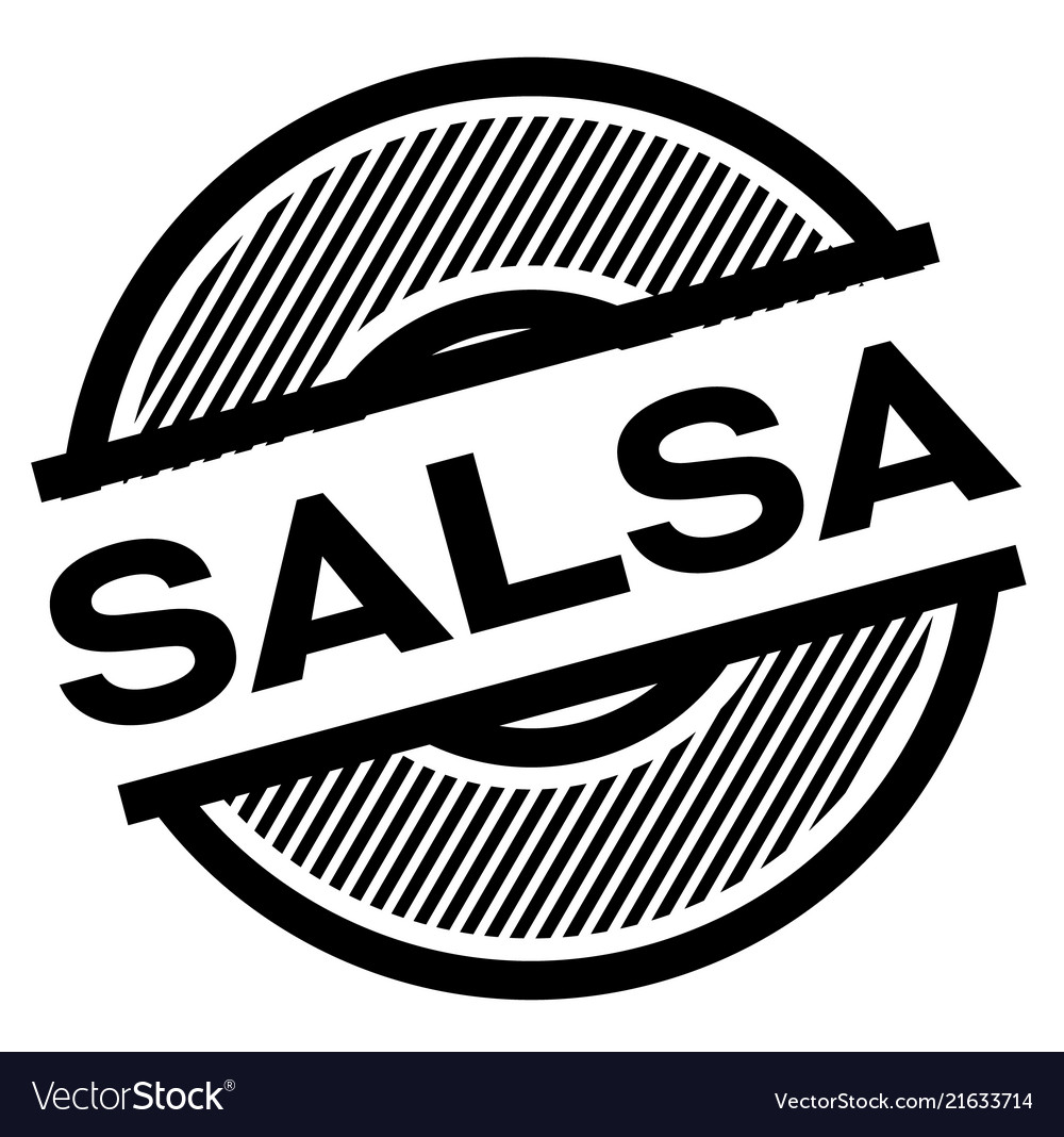 Salsa schwarz Stempel