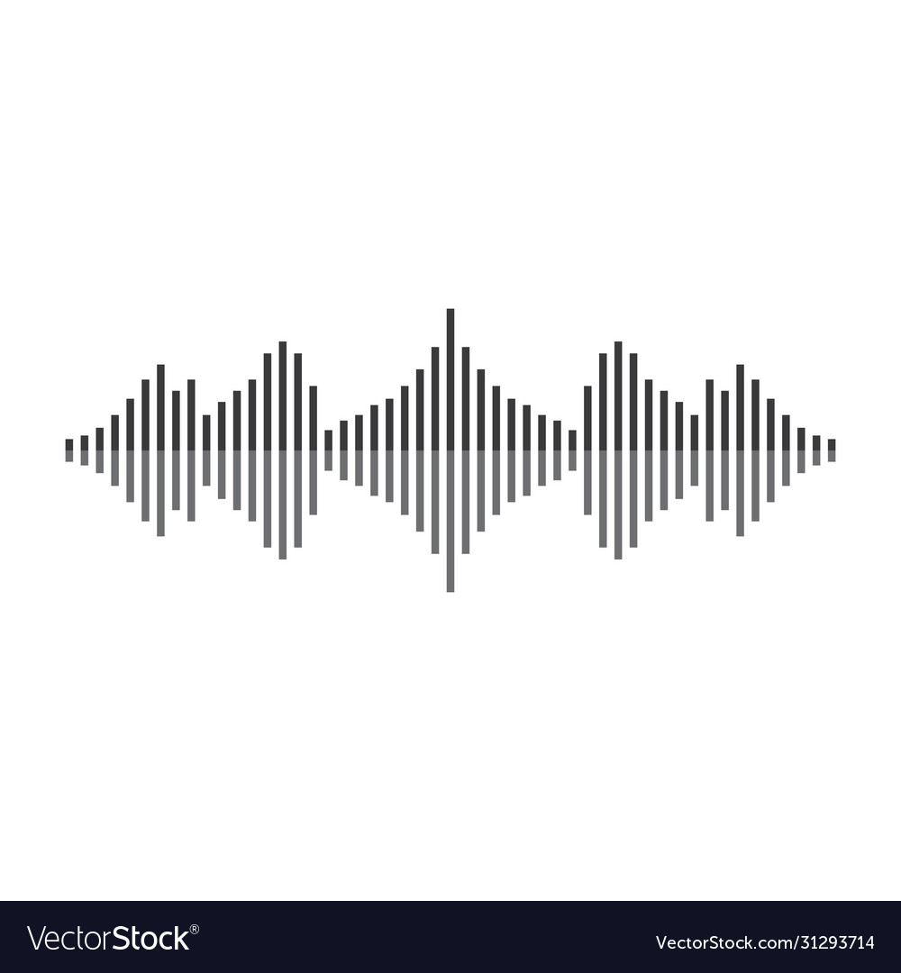 Sound wave icon Royalty Free Vector Image - VectorStock