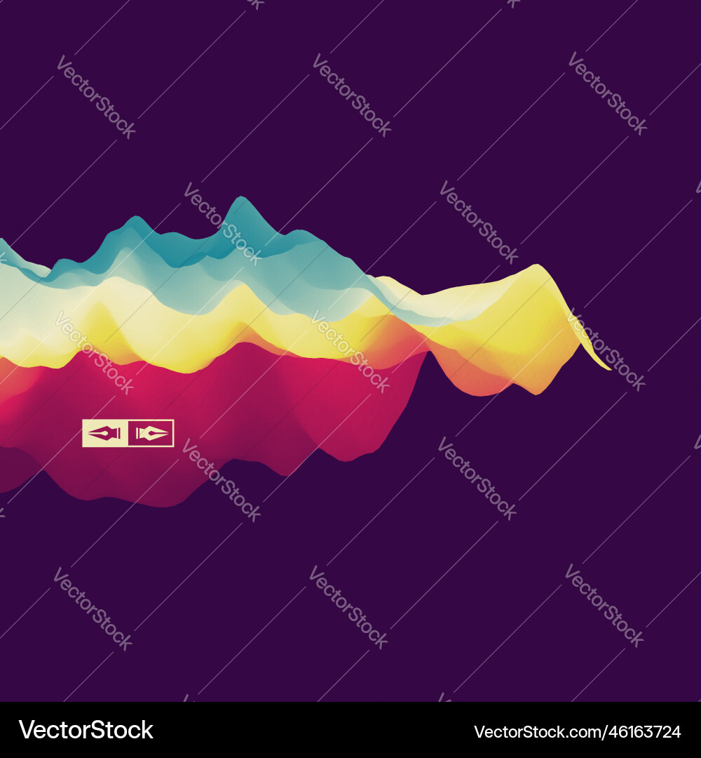 Abstract background dynamic effect technology Vector Image
