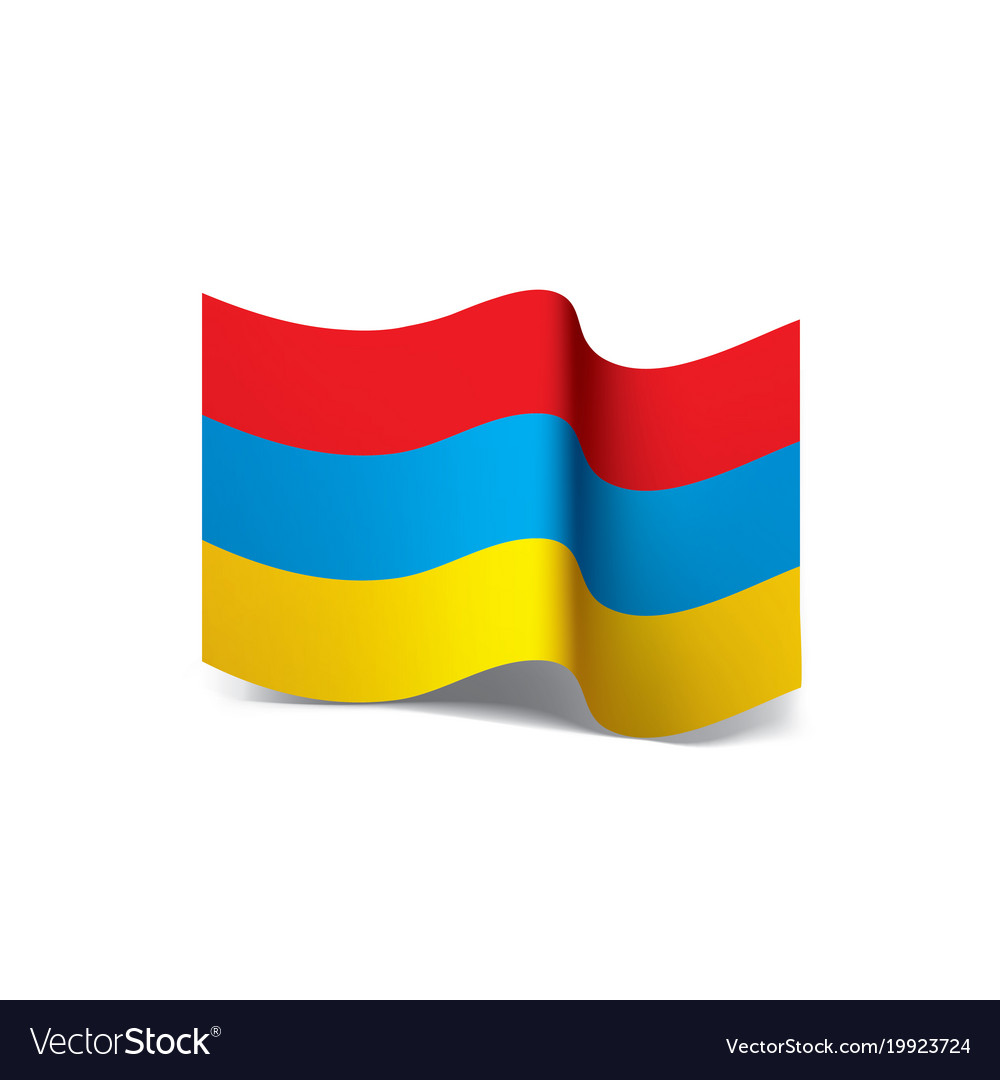 Armenia flag Royalty Free Vector Image VectorStock