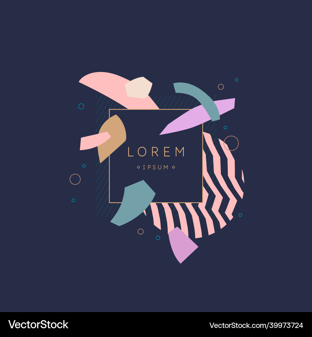 Modern backgrounds with abstract elements Vector Image