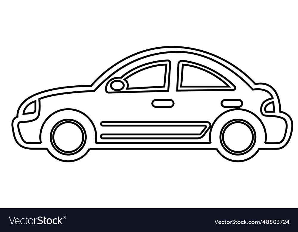 Vehicle car outline