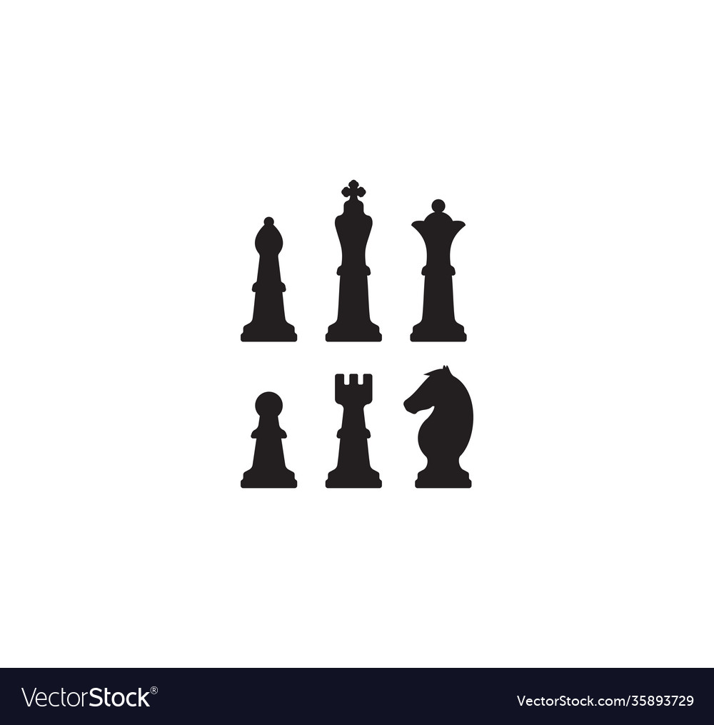 Chess pieces Royalty Free Vector Image - VectorStock