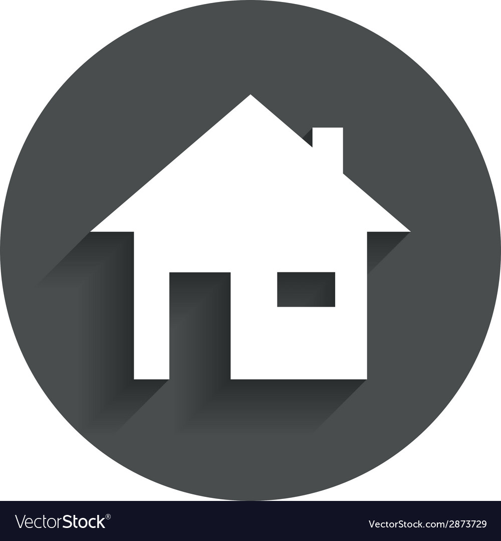 Download Home sign icon main page button navigation Vector Image