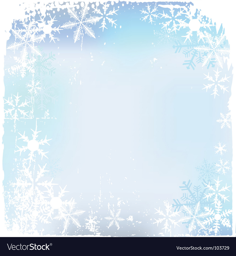 Winter background snowflakes illust Royalty Free Vector