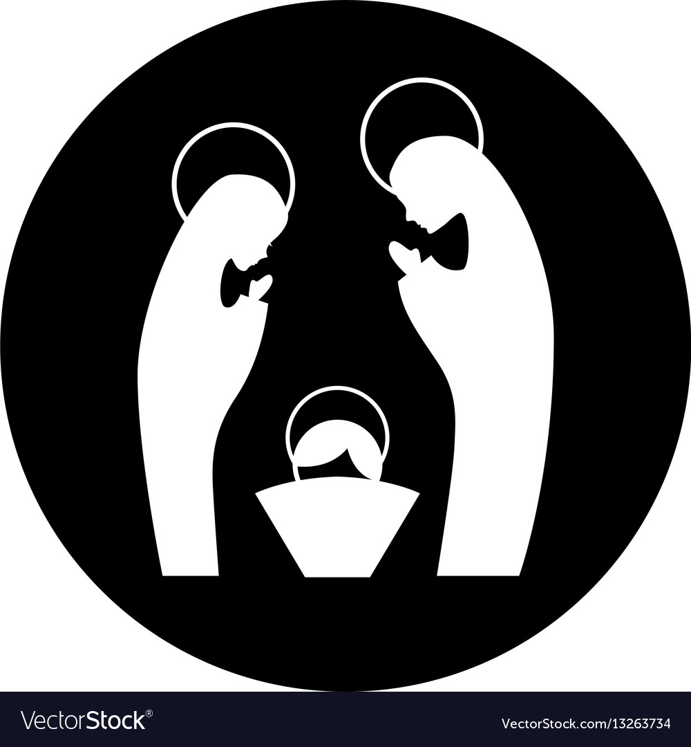 manger silhouette