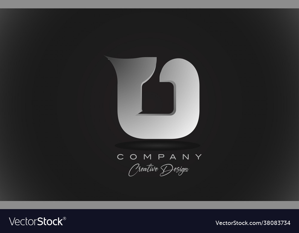 O white gradient alphabet letter logo icon