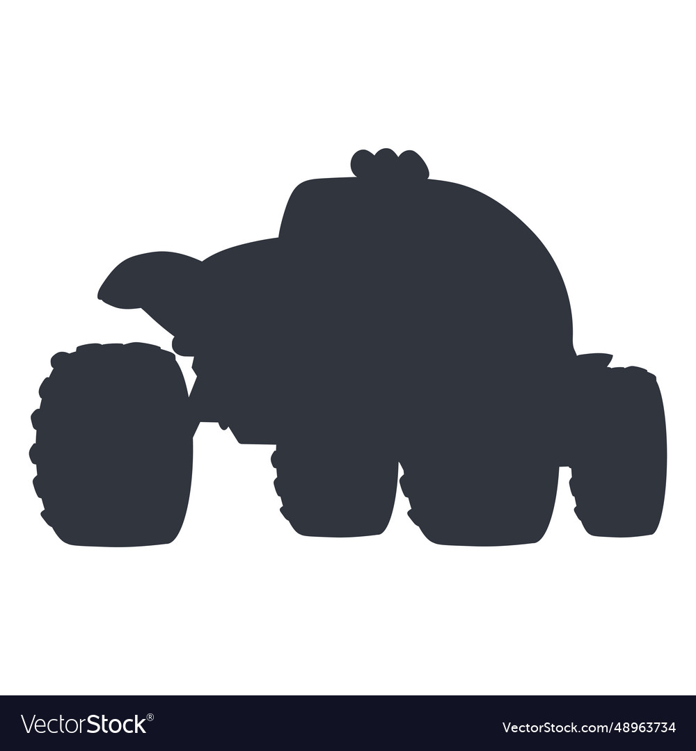 Rally car silhouette Royalty Free Vector Image