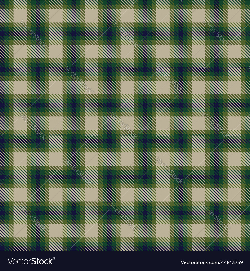 Green minimal plaid textured seamless pattern Vector Image