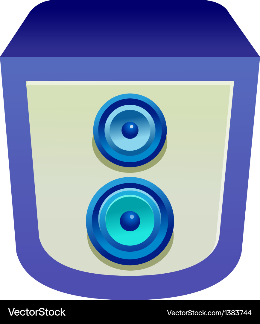 Icon speaker Royalty Free Vector Image - VectorStock