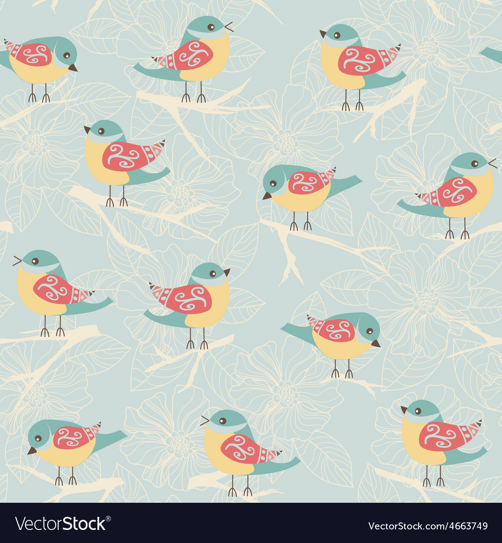 Background with birds