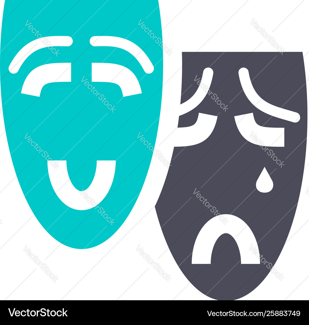 New gray turquoise icon on a white background Vector Image