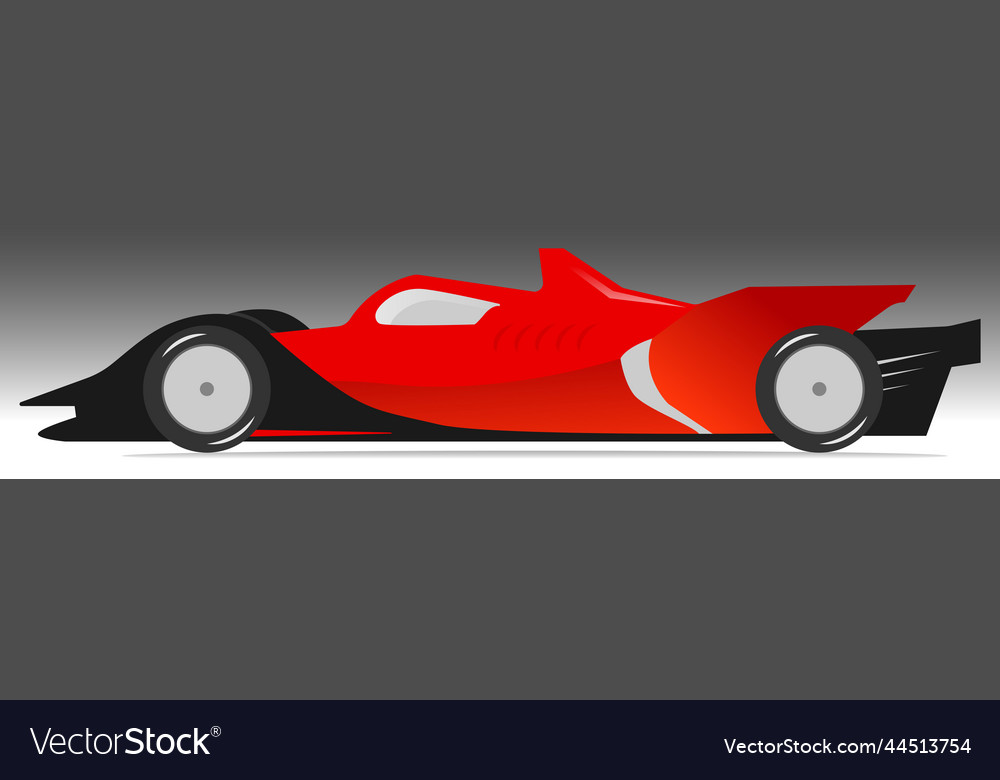 Race red car sports cartoon car Royalty Free Vector Image Race red car sports cartoon car Royalty Free Vector Image