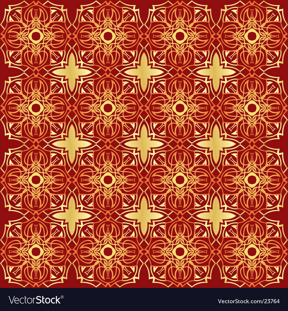 Beautiful background with gold pattern