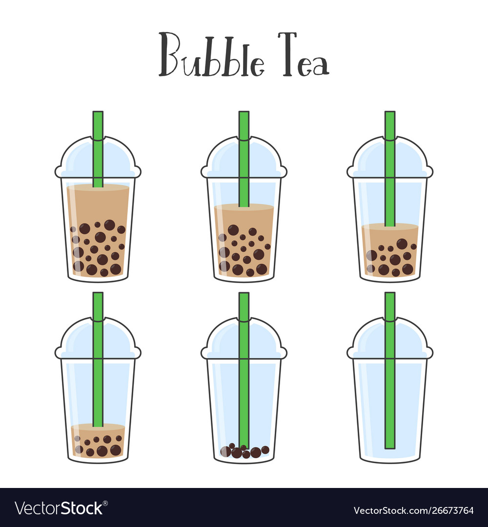 Bubble tea or pearl milk set