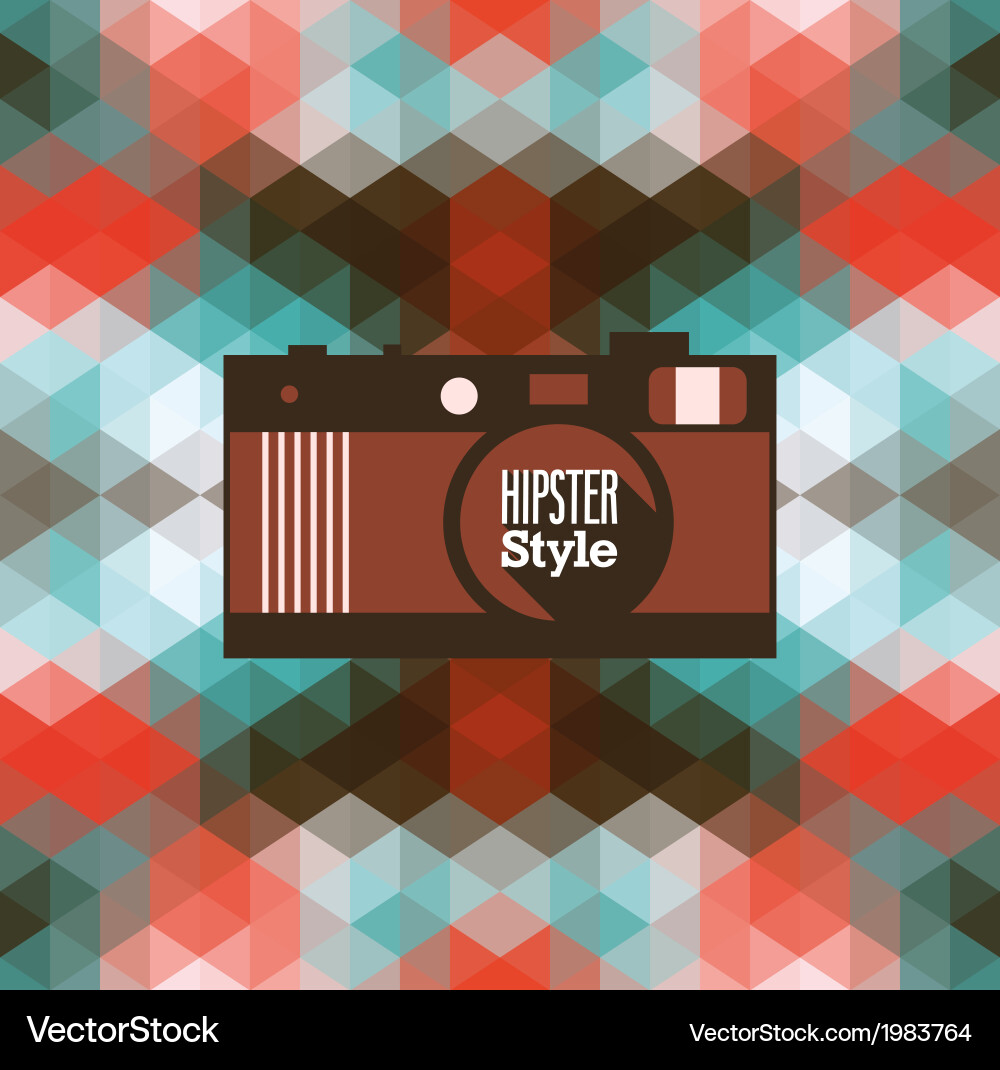 Hipster background Royalty Free Vector Image - VectorStock