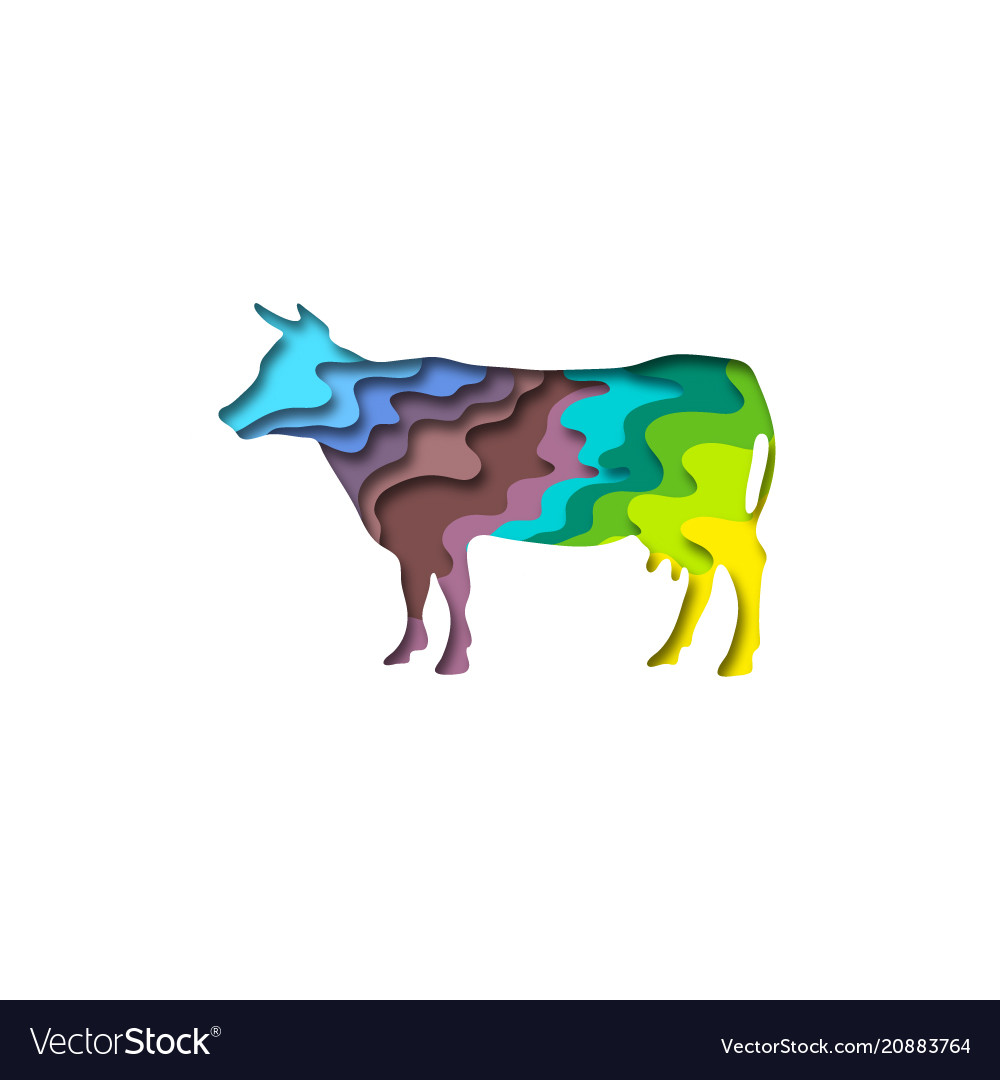 CapCut_Paper animal cow