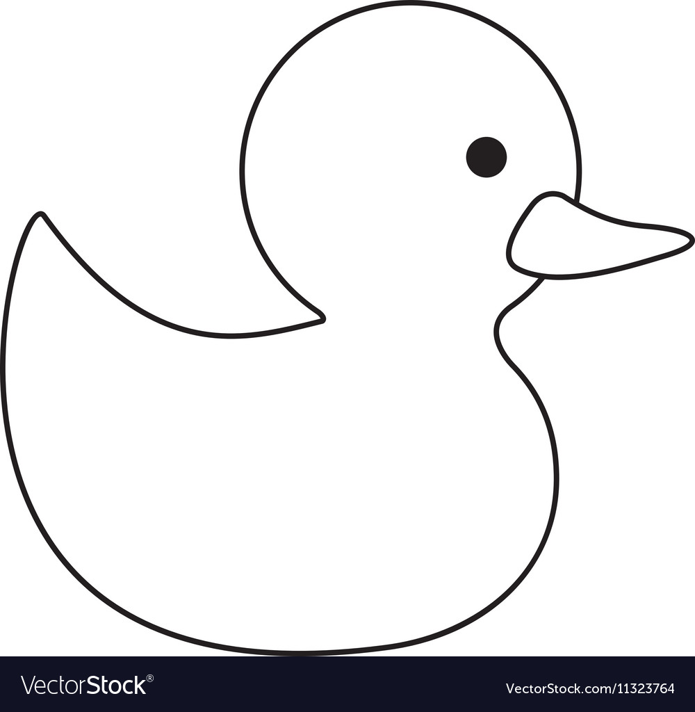 Toy duck icon image Royalty Free Vector Image - VectorStock