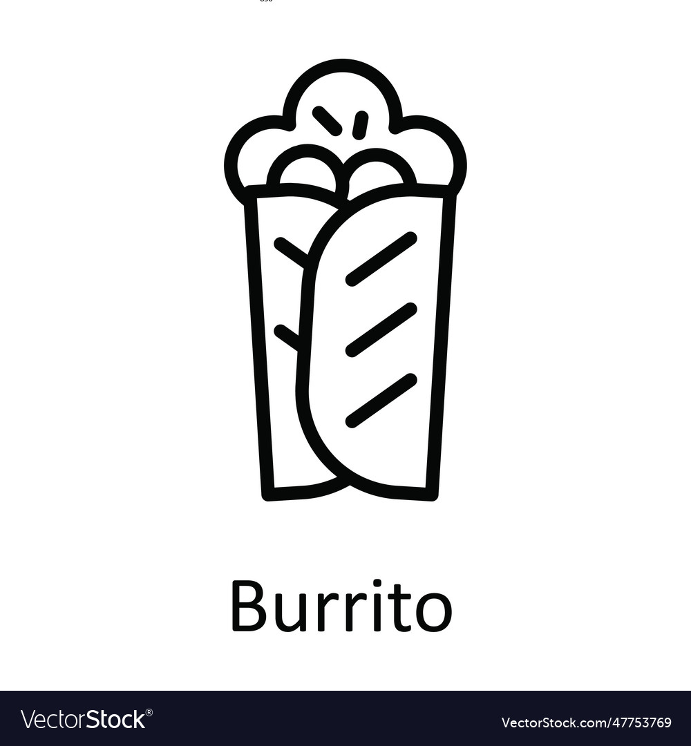 Burrito Kontur Symbol Design f