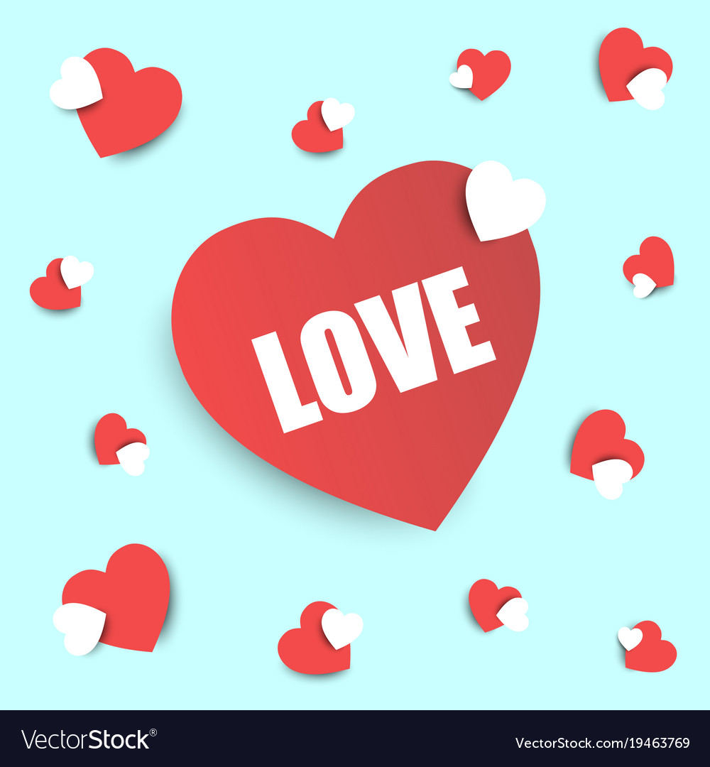 Valentines card background Royalty Free Vector Image