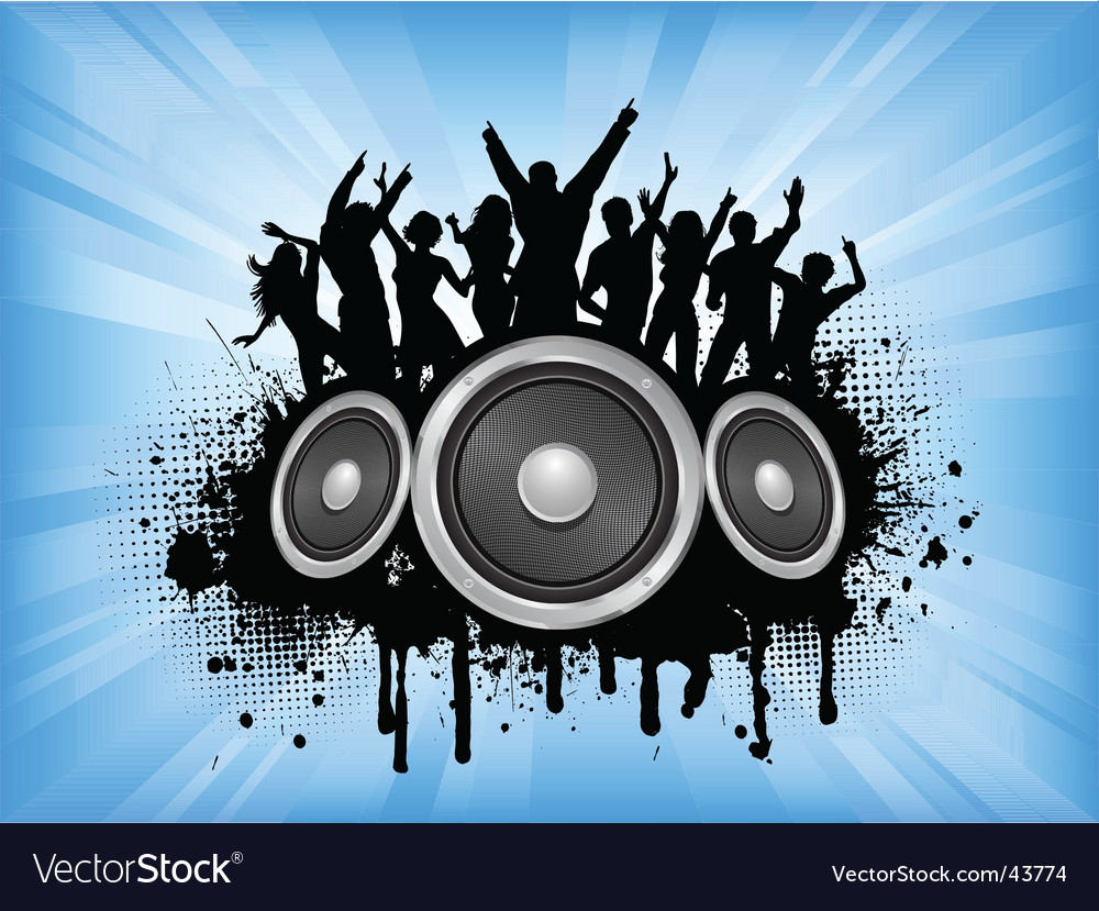 Grunge party Royalty Free Vector Image - VectorStock