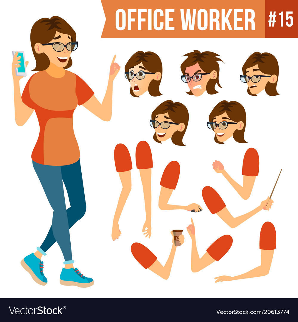 Office worker woman successful officer